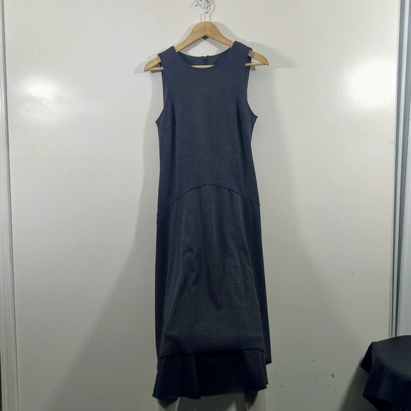 F.L.P. Dark Gray Sleeveless Hi-Lo Dress - Picture 4 of 5
